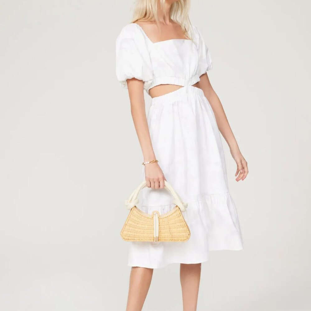Louna Cut-Out Midi Dress M